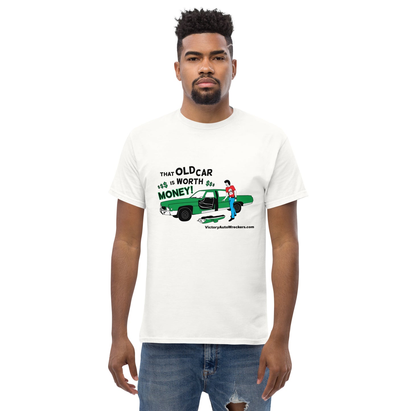 Victory Auto Wreckers That Old Car Is Worth Money T-Shirt